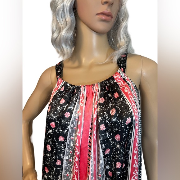 Oscar de la Renta EUC Signature Balinese
Vines Tribal Charmeuse Maxi Gown (0482) - Picture 3 of 11